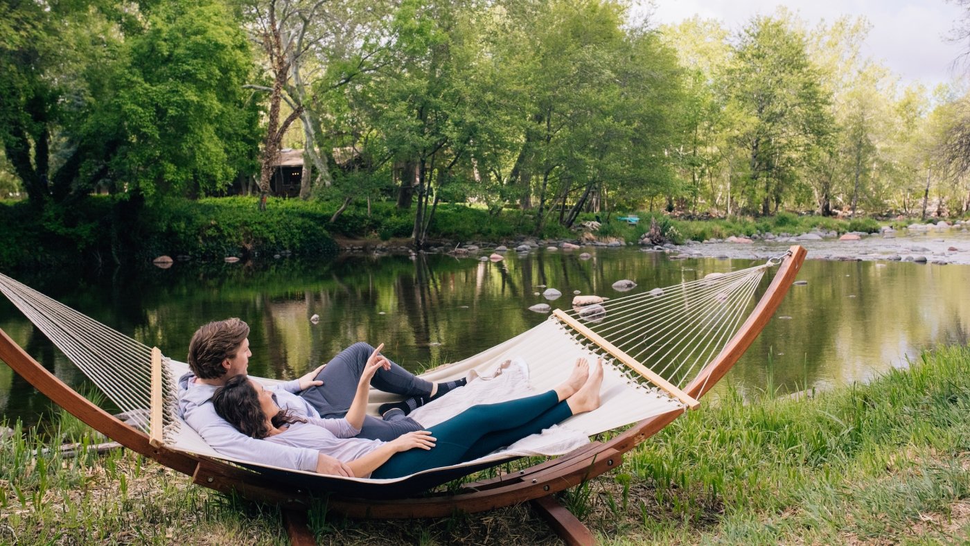 Hammocks on Duck Beach