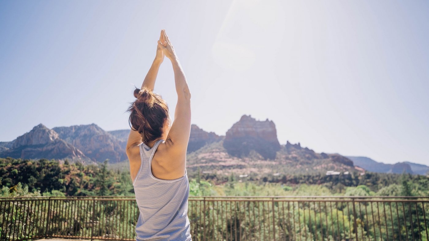 Yoga on Spiritsong Terrace