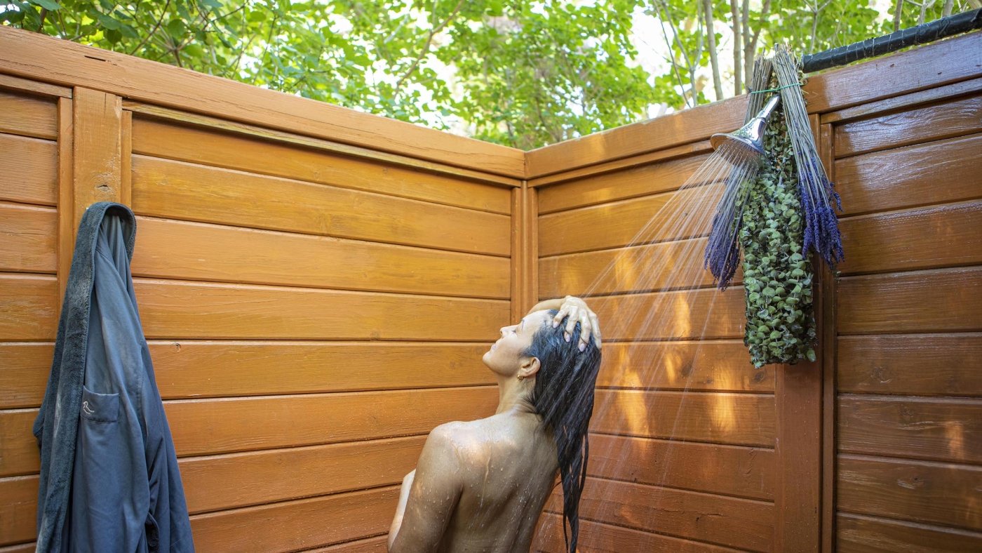 Cottage Outdoor Shower