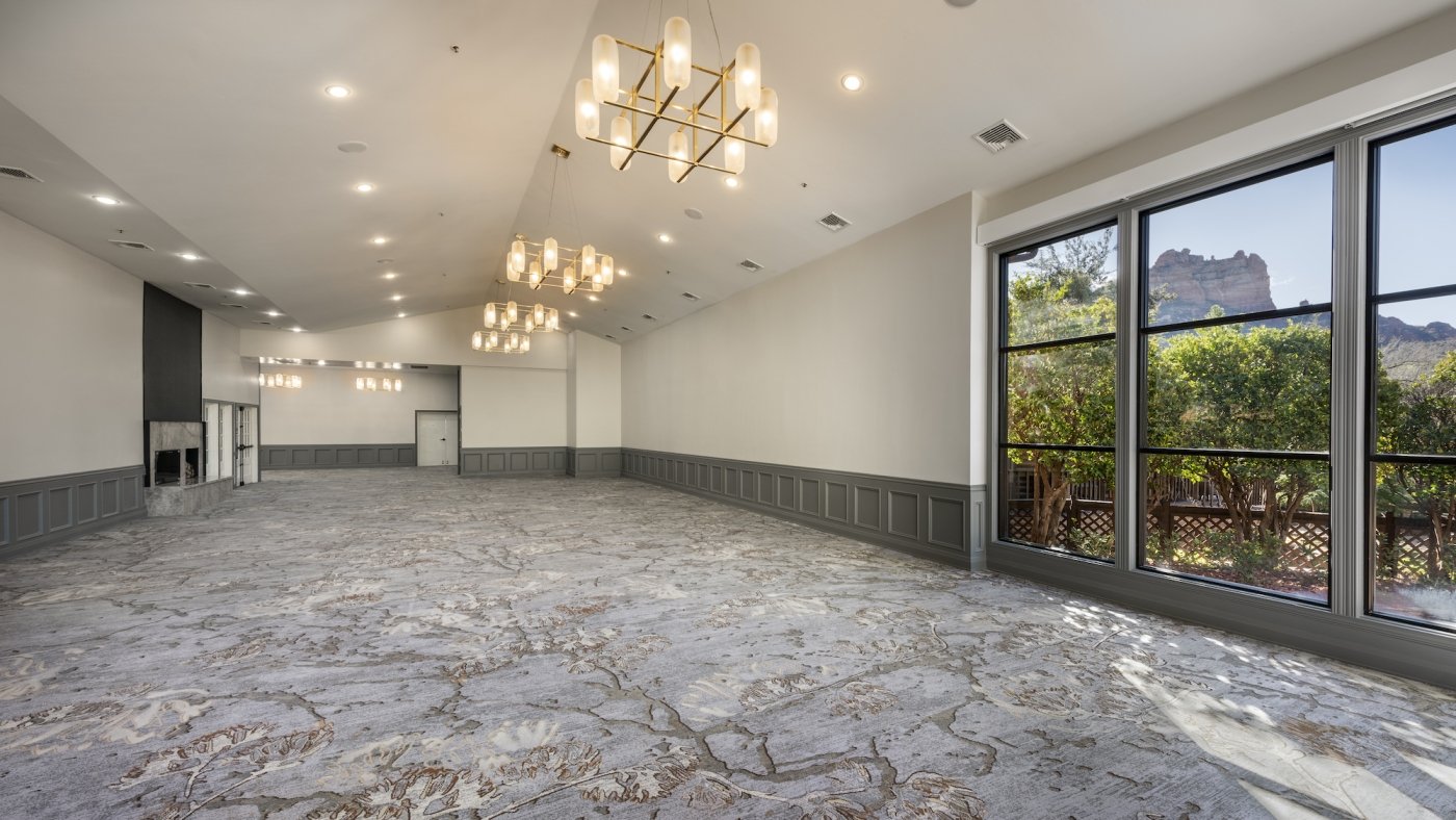 Garden Ballroom with Red Rock View