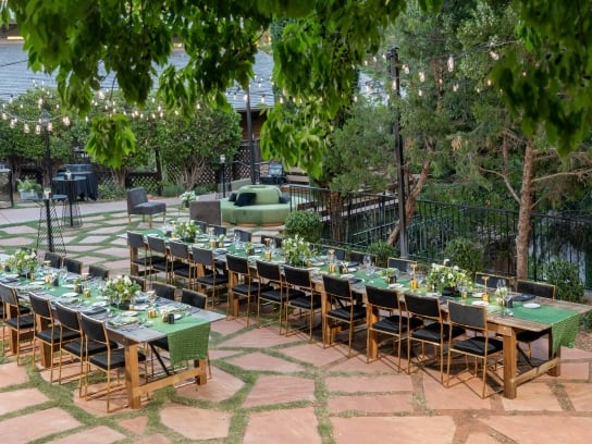 Garden Terrace Reception Meal