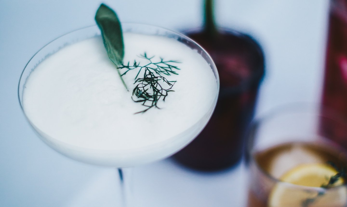 Frozen cocktail available at the Cress Bar