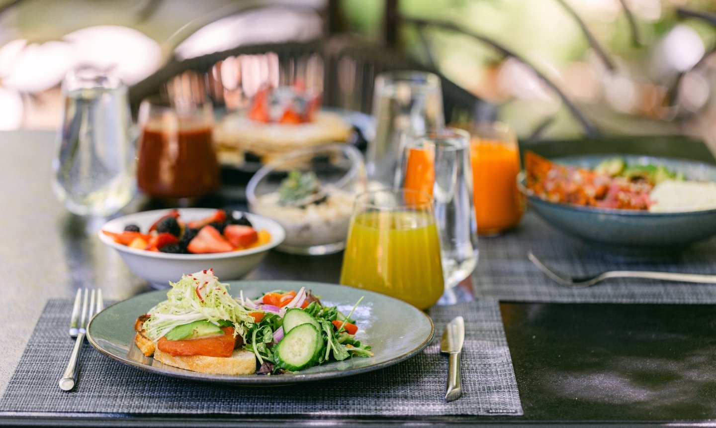 Vegan food option at the Cress Bar