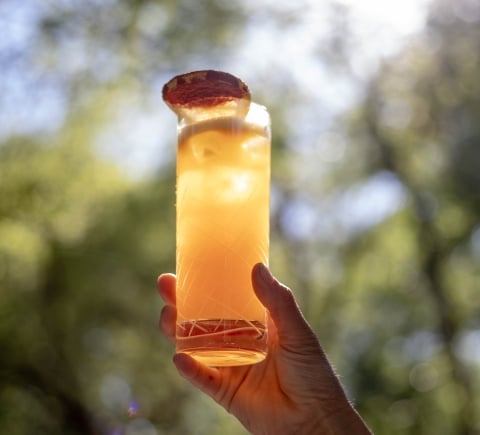 Cocktail at the Cress Bar