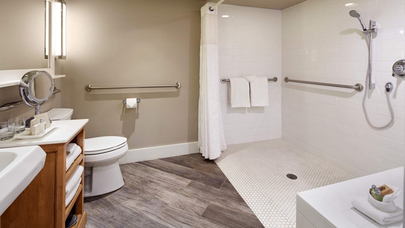 Lodge Deluxe Room Ada Bathroom