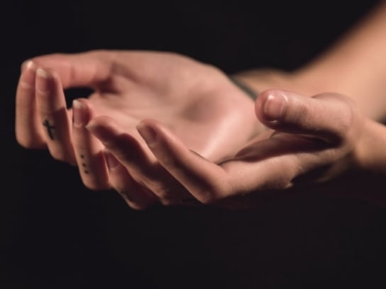 Reiki Hands in the dark