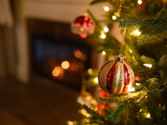 Christmas Tree with Fireplace