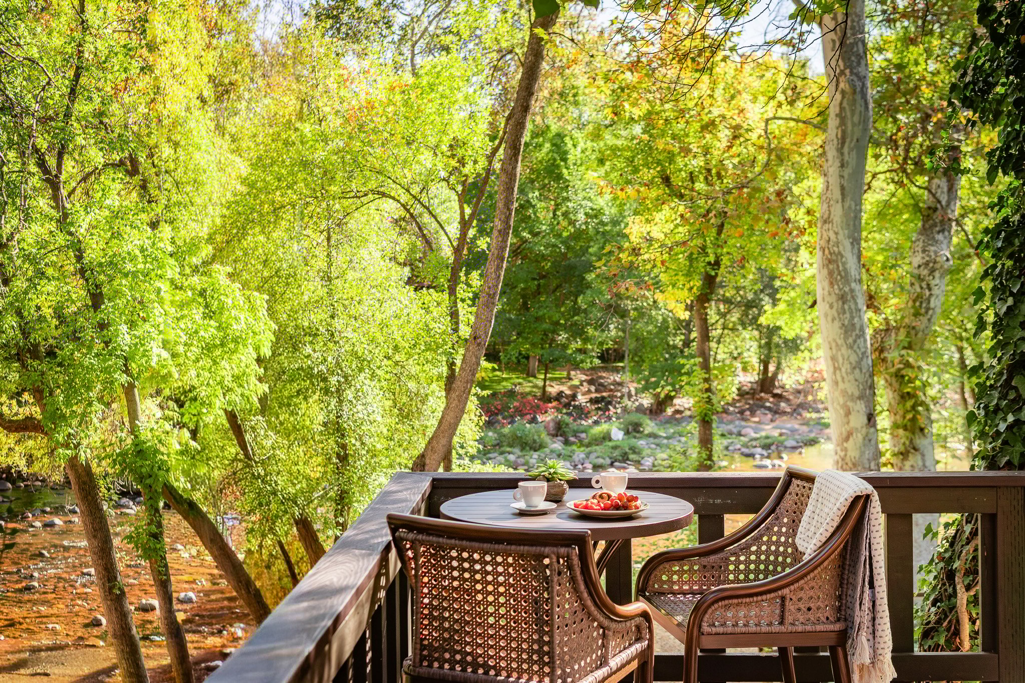 Creekside Cottage Deck