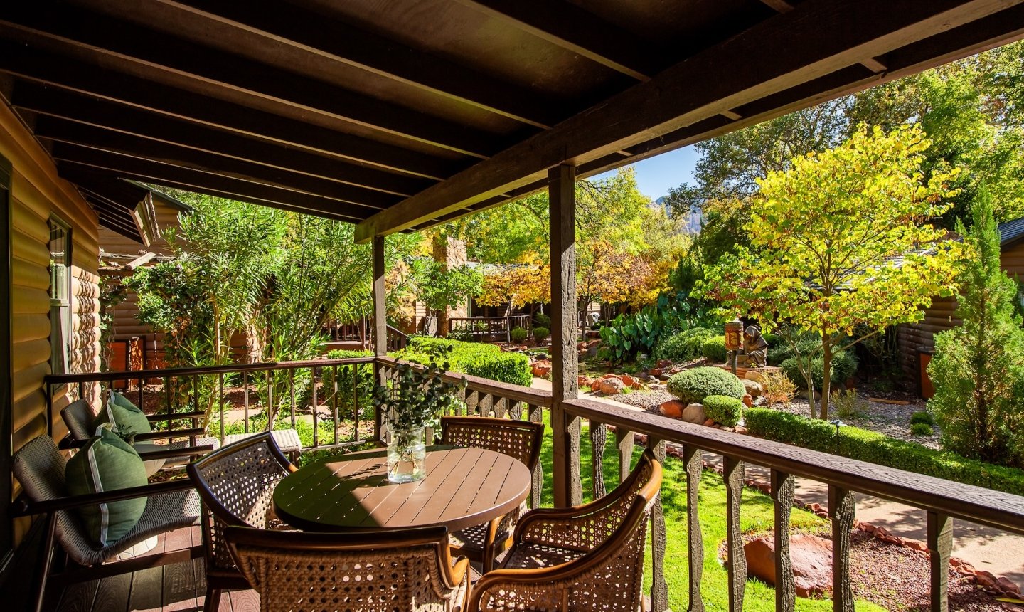 Garden Two Bedroom Cottage Deck