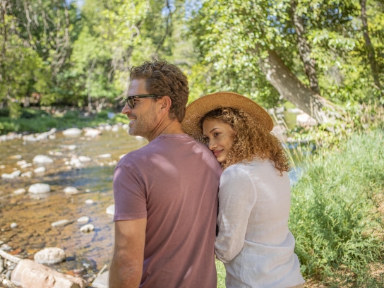 Couple at LAuberge Duck Beach