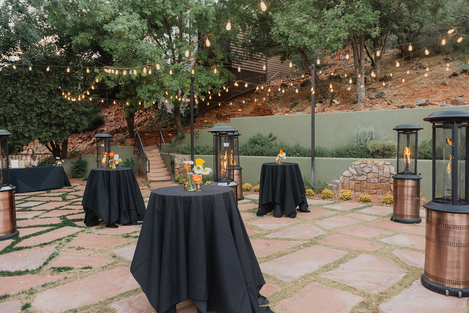 Patton & Lexi Wedding Reception Setup