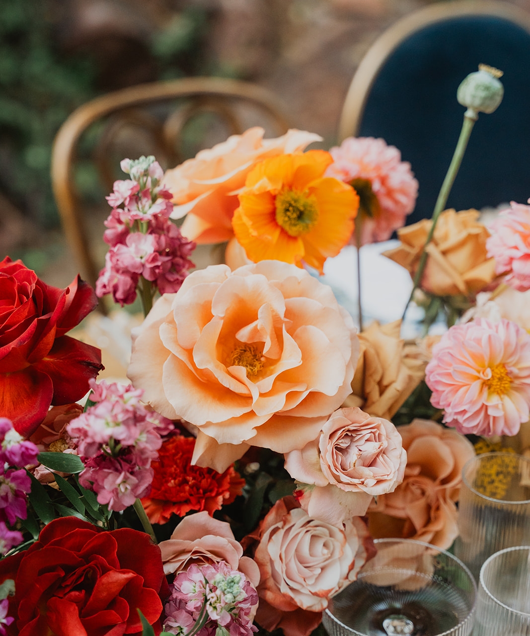 Patton & Lexi Wedding Dinner Flowers