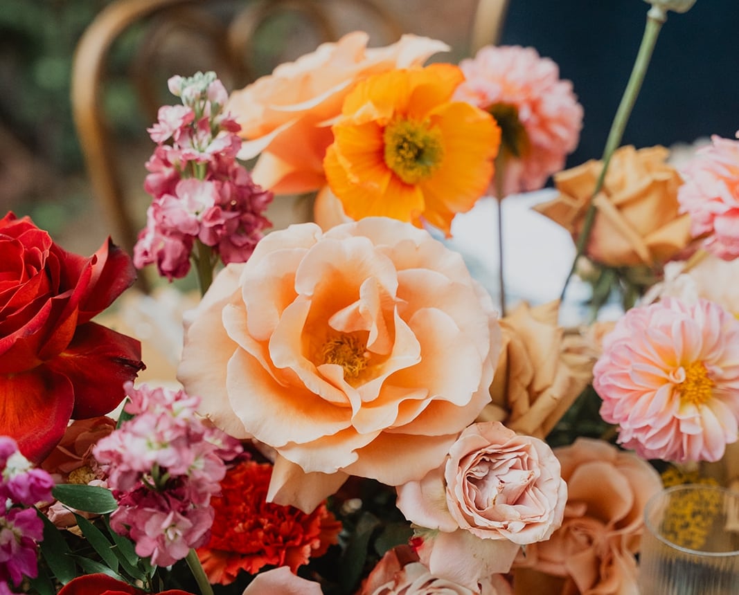 Patton & Lexi Wedding Dinner Flowers