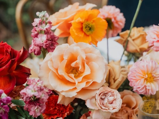 Patton & Lexi Wedding Dinner Flowers