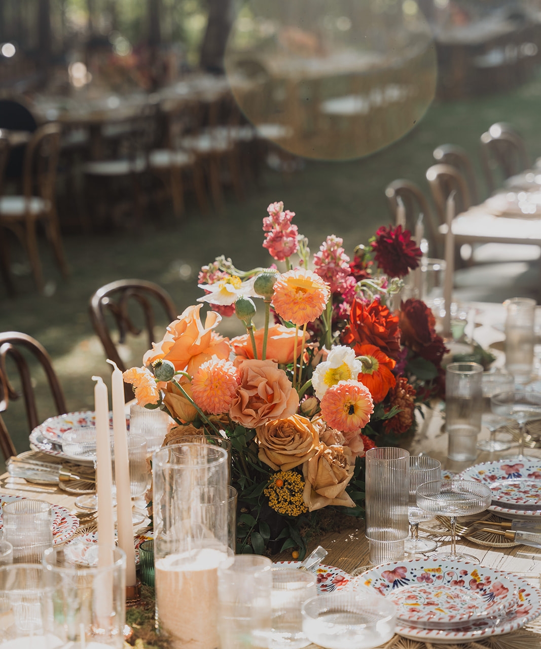 Patton & Lexi Wedding Dinner Setup