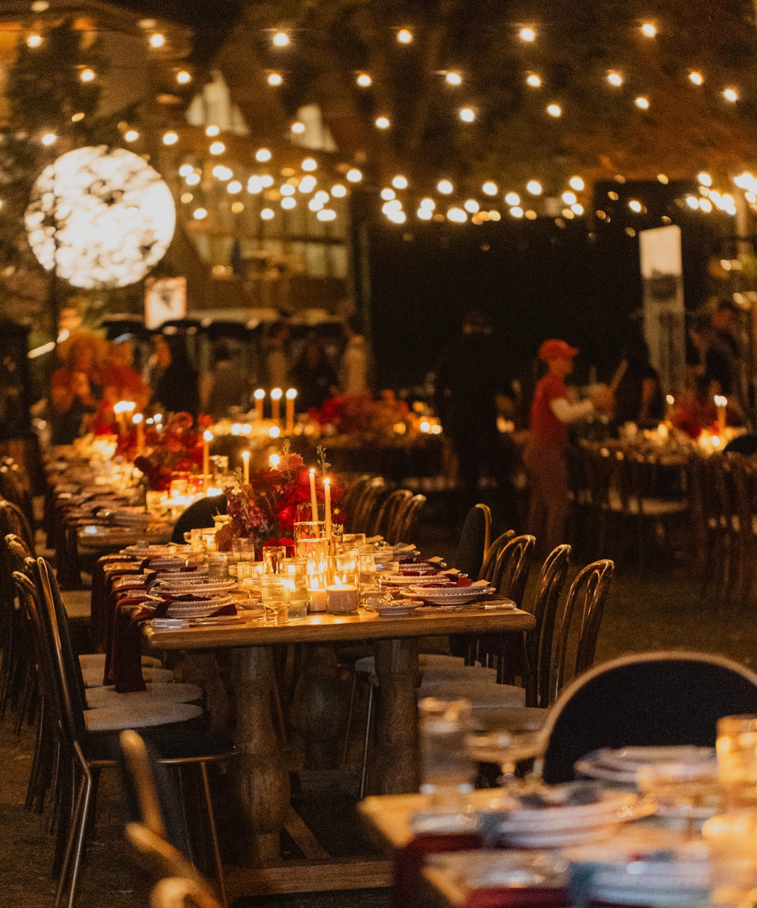 Patton & Lexi Wedding Dinner Candles