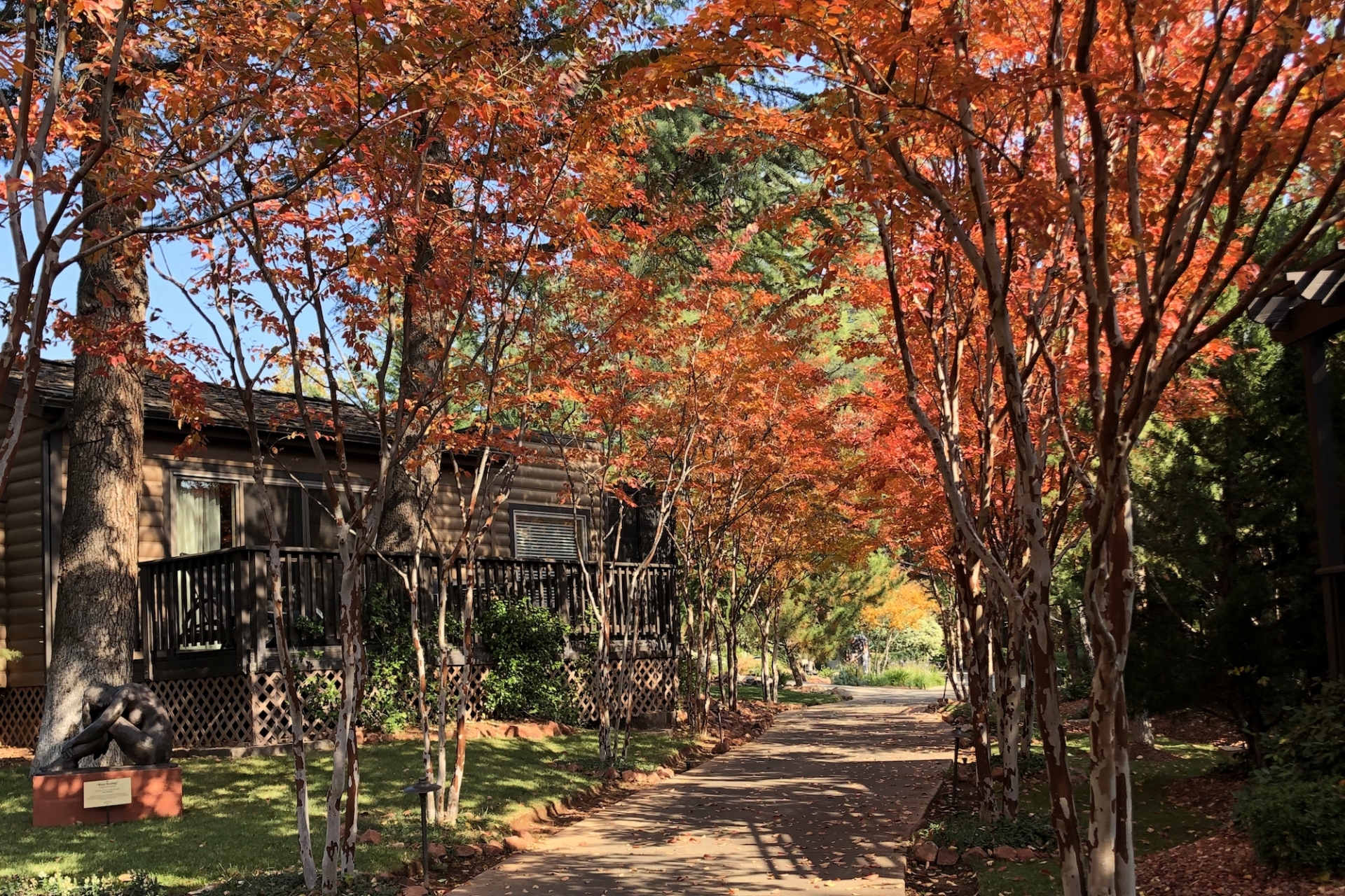 Autumn on property at L'Auberge