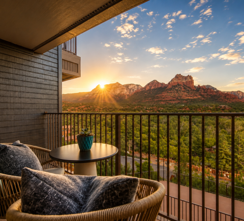 Cliffs Balcony Sunrise