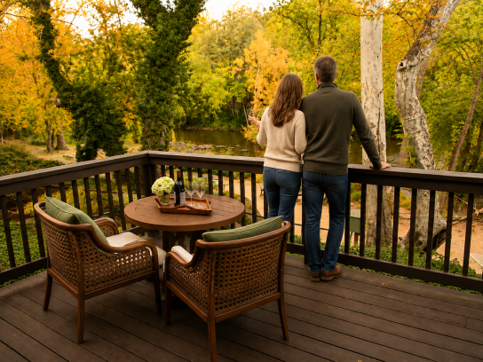 Creekside Cottage_Fall_Couple