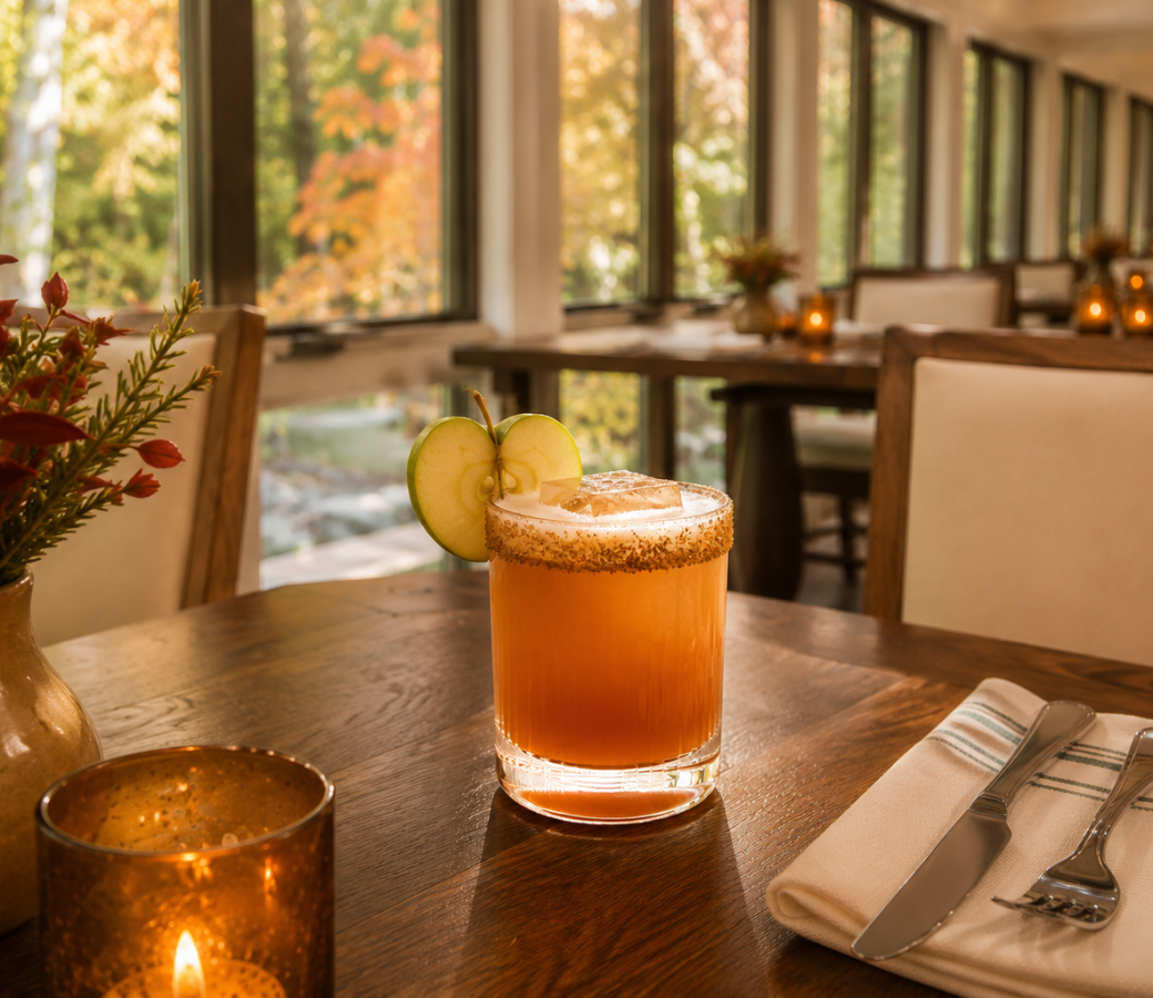 Apple Orchard Cocktail inside Cress